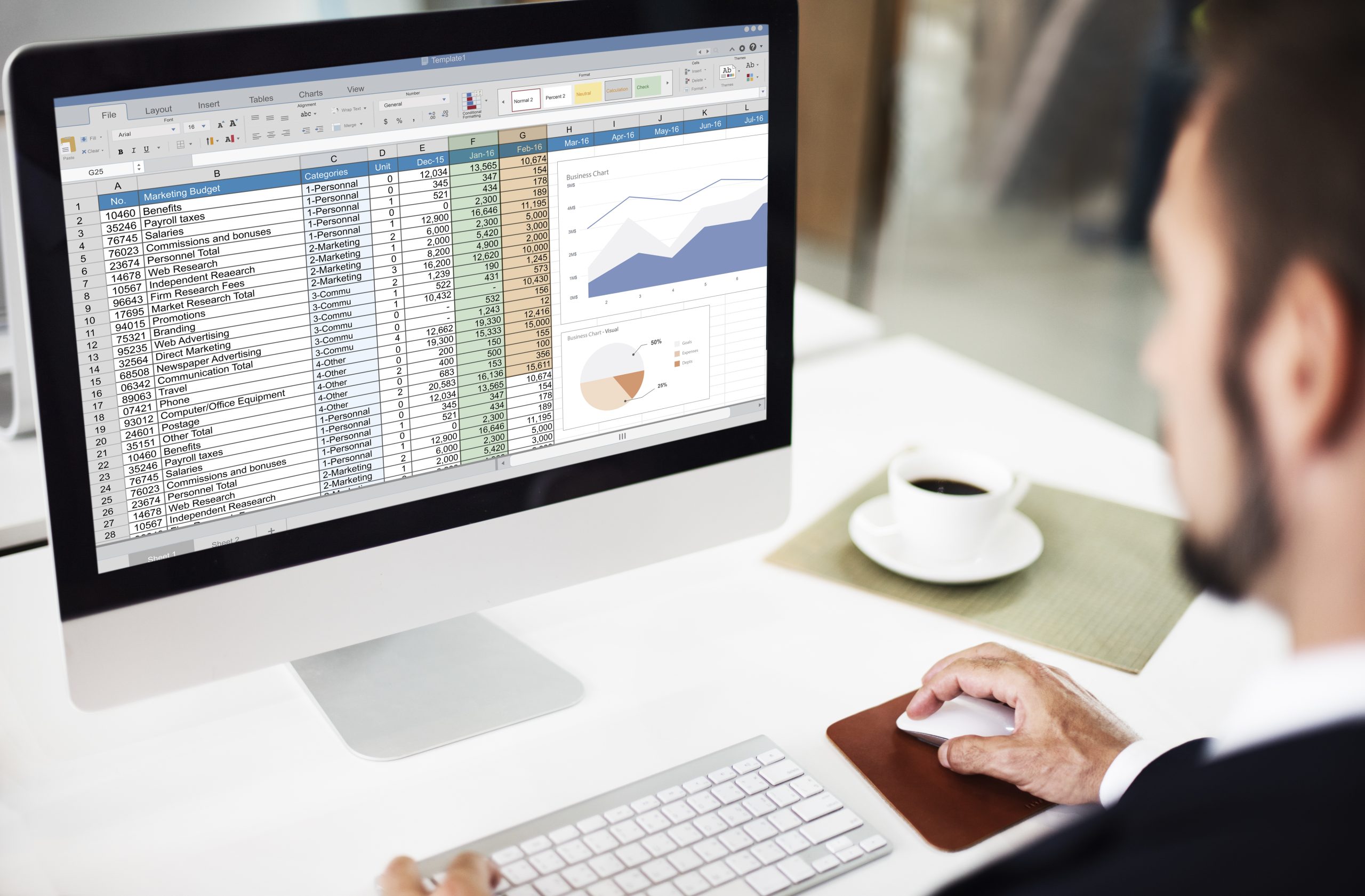 spreadsheet marketing budget report file concept scaled